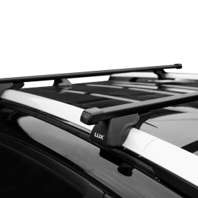Багажная система LUX КЛАССИК с дугами 1,2м прямоугольными в пластике для с рейлингами