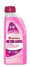 Антифриз SIBIRIA -40 красный G-12 1кг