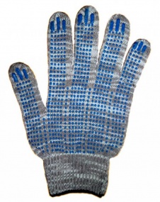 Перчатки трикотажные 5-х нитные серые