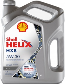 Масло SHELL Helix HX8 ECT 5w-30, синт. 4л
