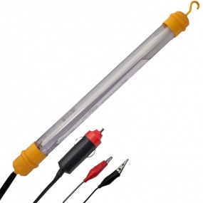 Лампа-переноска люминесцентная влагостойкая 40см 15W,  12V