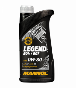 Масло "MANNOL" синтетическое Legend 504/507 0W-30 1л 7730