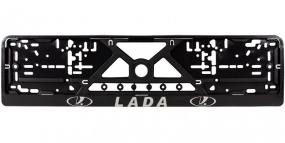 Рамка  номерного знака LADA  с рельефом