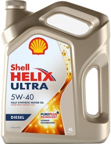 Масло SHELL Helix Ultra Diesel 5w40 синт., 4л