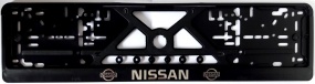 Рамка  номерного знака NISSAN с рельефом