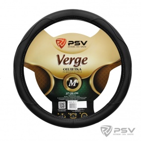 Оплетка руля VERGE Fiber серый М "PSV"