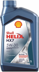 Масло SHELL HX7 5w30 п/синт.1л