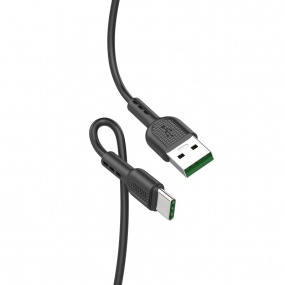 Кабель USB HOCO X33C Type C", 5A,особо быстрой зарядки, черный, длина 1M "Hoco"