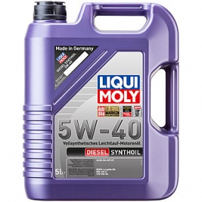 Масло LIQUI MOLY 5w40 Diesel Synthoil синт. 5л 