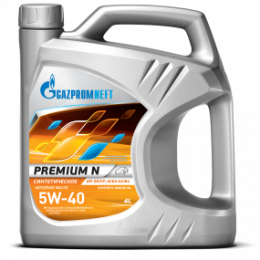 Масло Gazpromneft Premium N 5w40 синт 4л