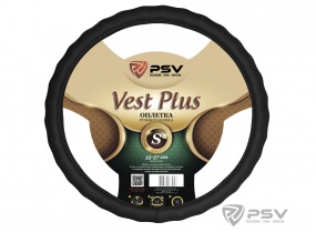 Оплетка руля VEST PLUS Fiber черный S "PSV"