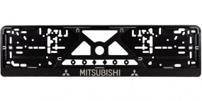 Рамка  номерного знака MITSUBISHI с рельефом 