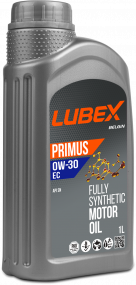 Масло моторное LUBEX PRIMUS EC 0W-30 SN 1л