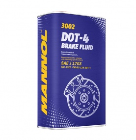 Жидкость тормозная DOT 4 Mannol 910г