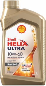 Масло SHELL Helix Ultra Rasing 10w60 синт., 1л