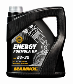 Масло "MANNOL" синтетическое ENERGY FORMULA OP 5W-30 4л 7701