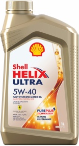 Масло SHELL Helix Ultra 5w40 синт.1л