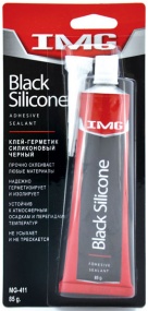 Клей - герметик силиконовый чёрный IMG 85г