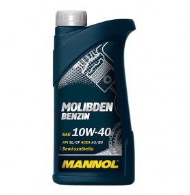 Масло Mannol MOLIBDEN Benzin 10w40 п/с 1л 7505