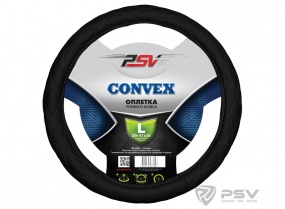 Оплётка руля CONVEX L, черный  "PSV"