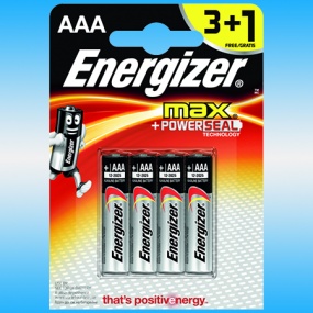 Батарейка  ENERGIZER  E92/AAA  4/48  MAX