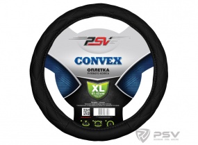 Оплётка руля CONVEX  XL , черный "PSV"