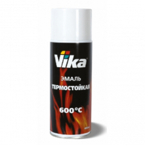 Эмаль VIKA термостойкая черная 520мл