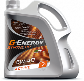 Масло G-Energy Synthetic Active 5W-40 4л