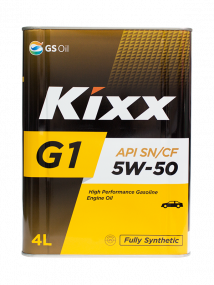 Масло Kixx G1 5W-50 синт. 4л