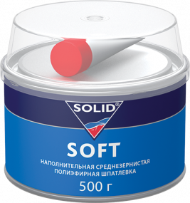 Шпатлевка SOLID Soft 500г (цвет св. бежевый)