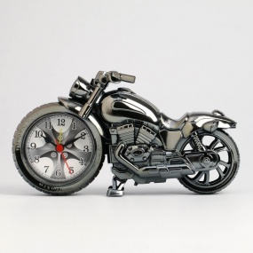 Будильник "Мотоцикл", дискретный ход, 22х12х3.5 см, микс   