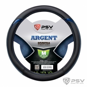 Оплетка руля ARGENT черно-синий M "PSV"
