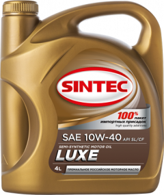 Масло Sintec LUXE SAE 10W-40 API SL/CF 4л