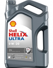 Масло SHELL Helix Ultra SN 0w20 синт., 4л