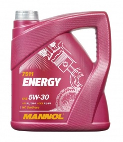 Масло "MANNOL" синтетическое Energy 5W-30 4л 7511
