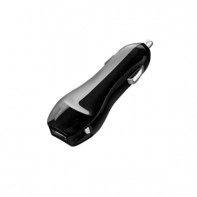 Автомобильное зарядное устройство USB, 1А, черный, Deppa