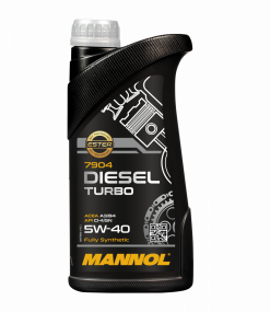 Масло "MANNOL" синтетическое DIESEL TURBO SAE 5W-40 SL/CF 1л 7904
