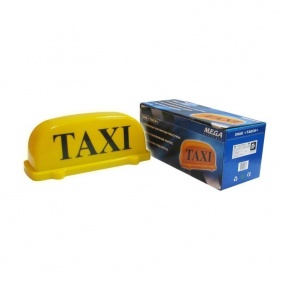 Табло световое "ТAXI" на магните TX-200  12V такси/шашки с подсветкой