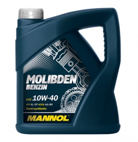 Масло Mannol MOLIBDEN Benzin 10w40 п/с 4л 7505