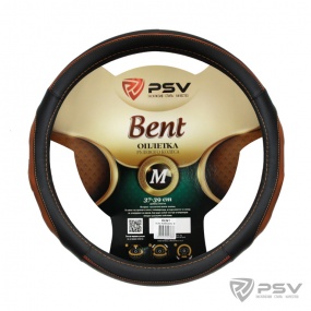 Оплетка руля BENT Fiber черно-коричневый М "PSV"